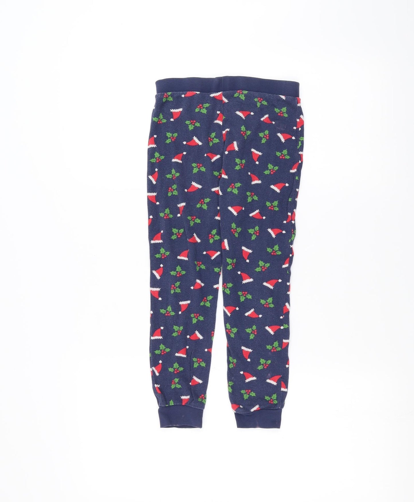 George Boys Blue   Sweatpants Trousers Size 6-7 Years - Christmas
