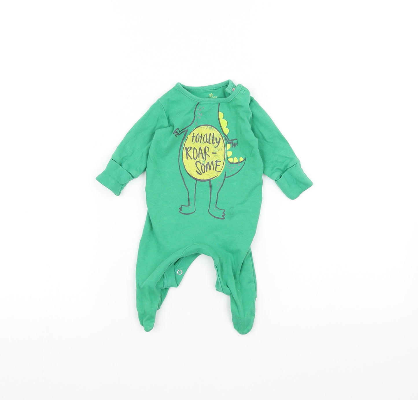 NEXT Baby Green   Babygrow One-Piece Size 0-3 Months