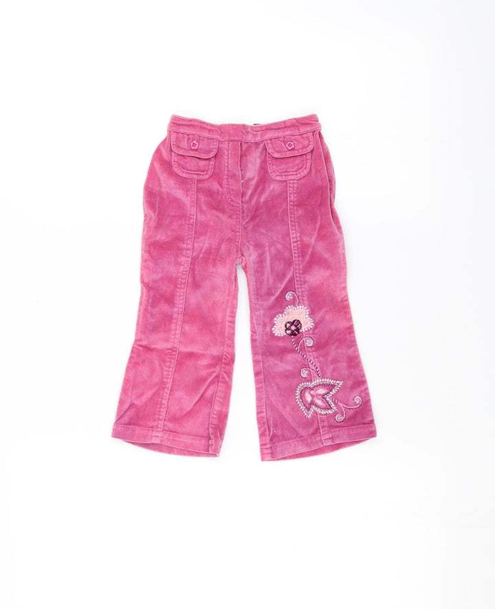 Earlydays Girls Pink Sweatpants Trousers Size 9-12 Months