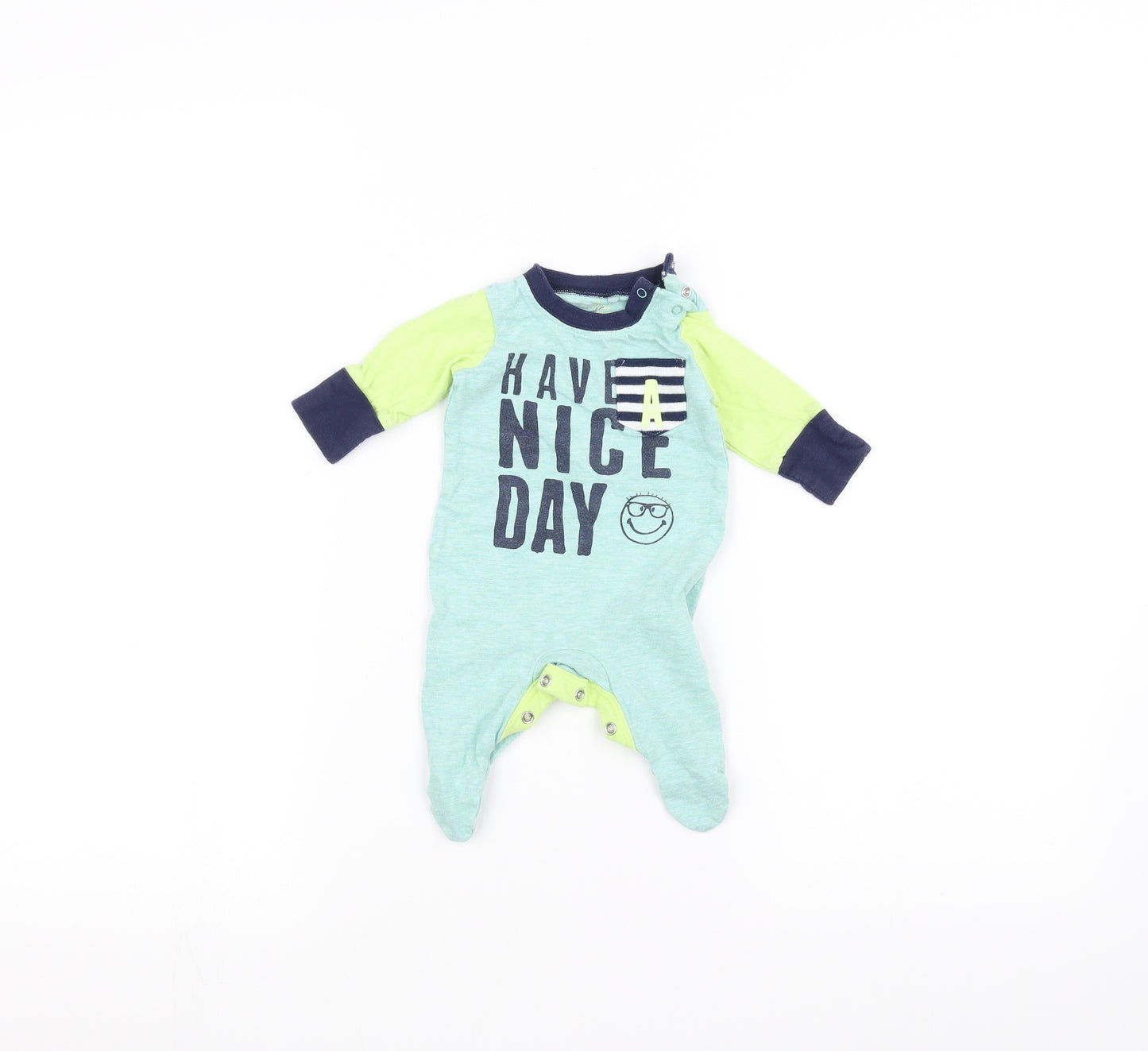 NEXT Baby Blue   Babygrow One-Piece Size 0-3 Months