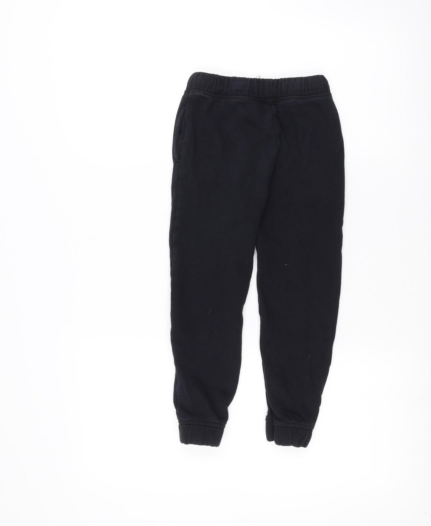 Preworn Boys Black   Sweatpants Trousers Size 5-6 Years