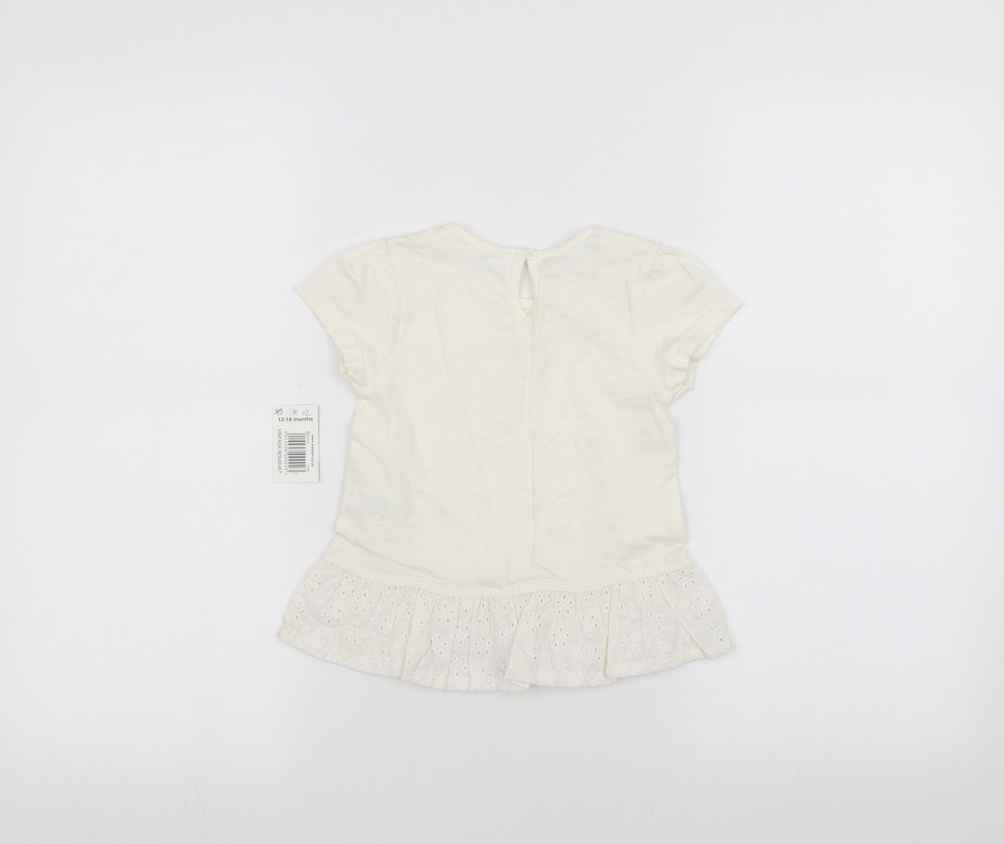 Matalan Baby White   A-Line  Size 12-18 Months