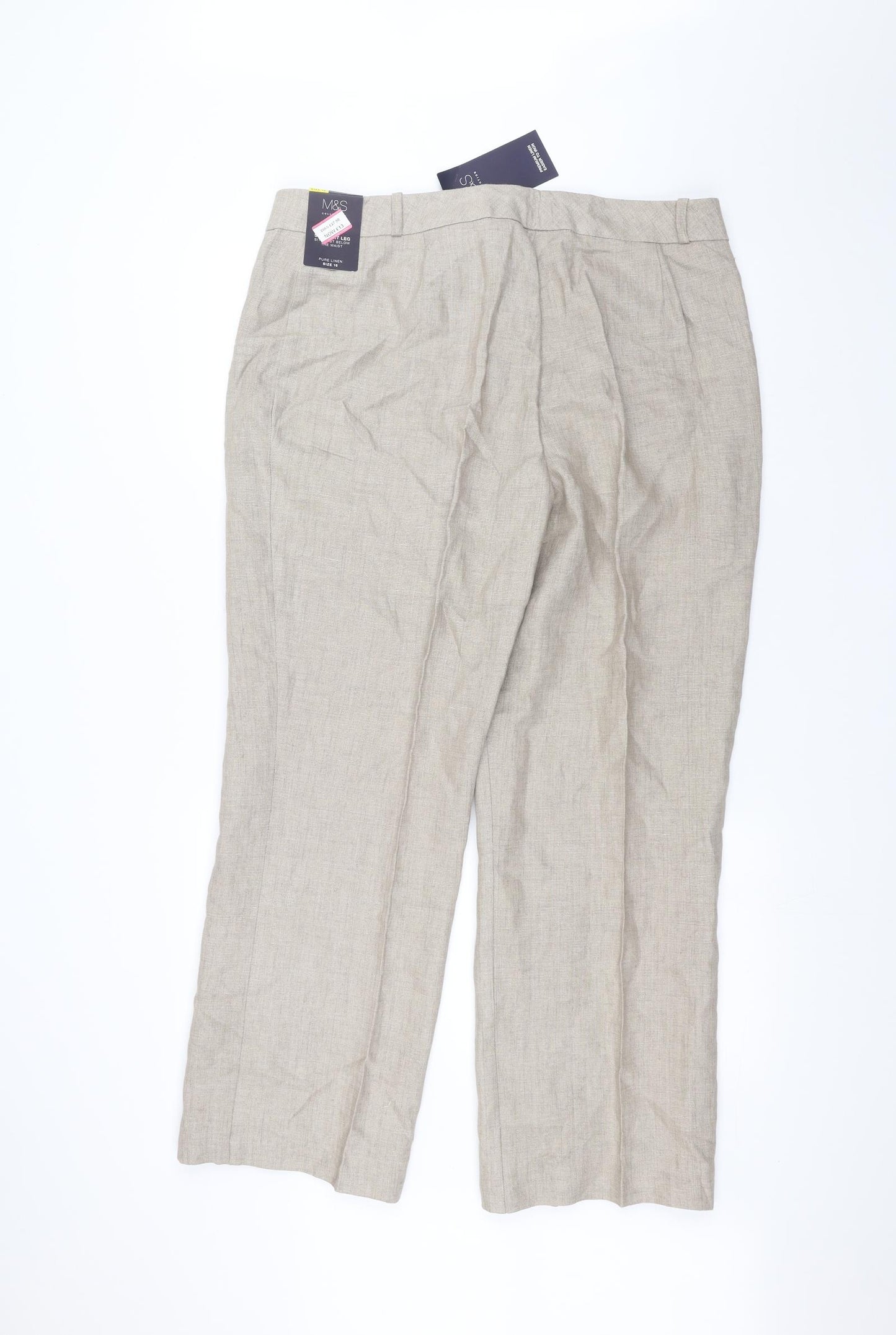 Marks and Spencer Womens Brown   Trousers  Size 16 L30 in