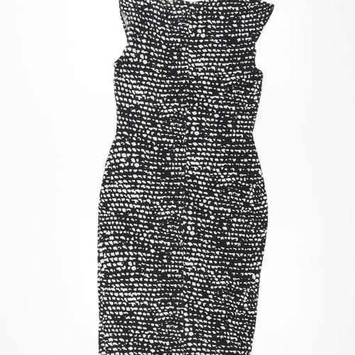 Oasis Womens Black   Pencil Dress  Size S