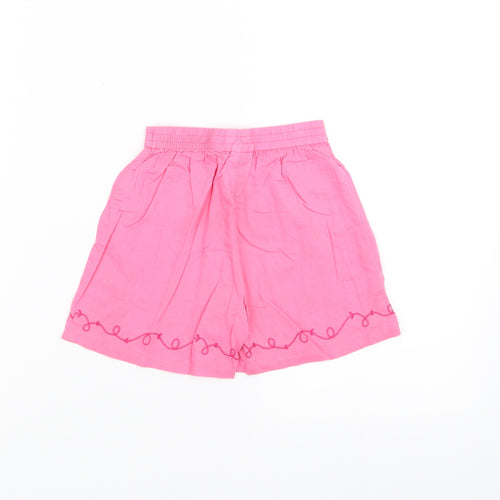 NEXT Girls Pink   Cropped Trousers Size 12-18 Months