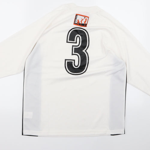 Preworn Boys White   Pullover Jumper Size M