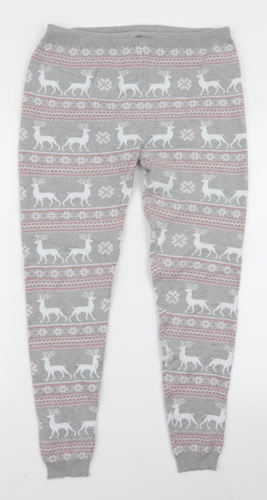 Primark Mens Grey Animal Print   Lounge Pants Size M