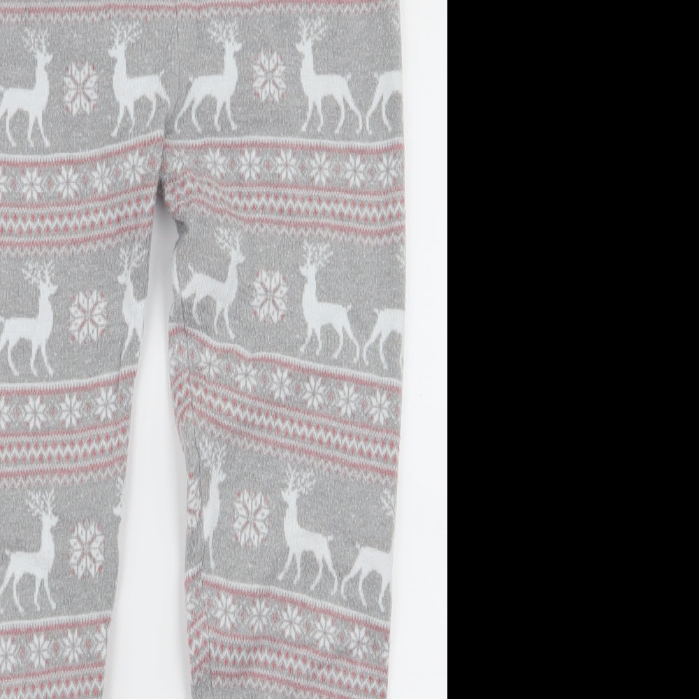 Primark Mens Grey Animal Print   Lounge Pants Size M