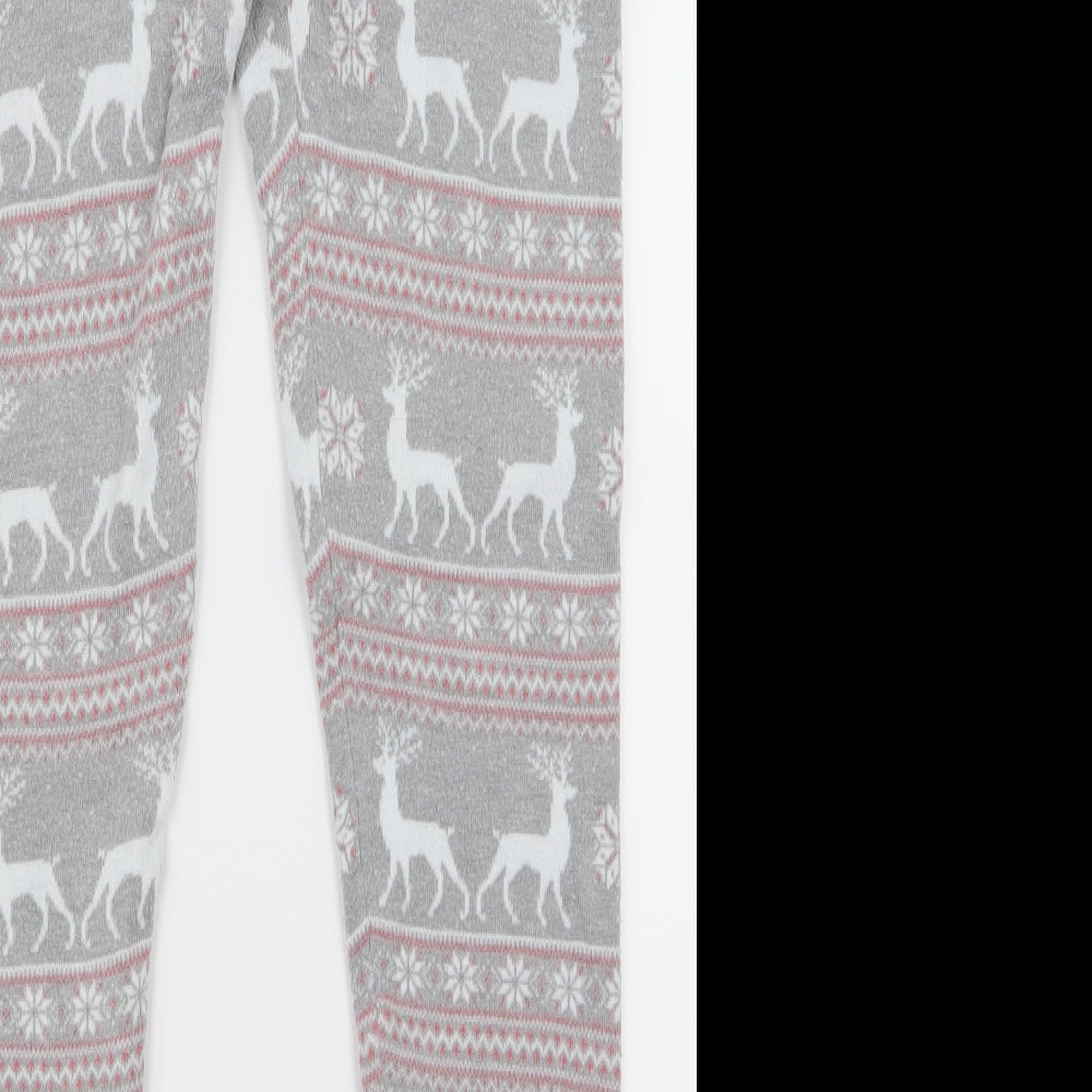 Primark Mens Grey Animal Print   Lounge Pants Size M