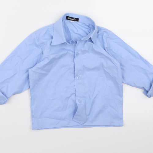 VivaKi Boys Blue   Basic Button-Up Size 3 Years