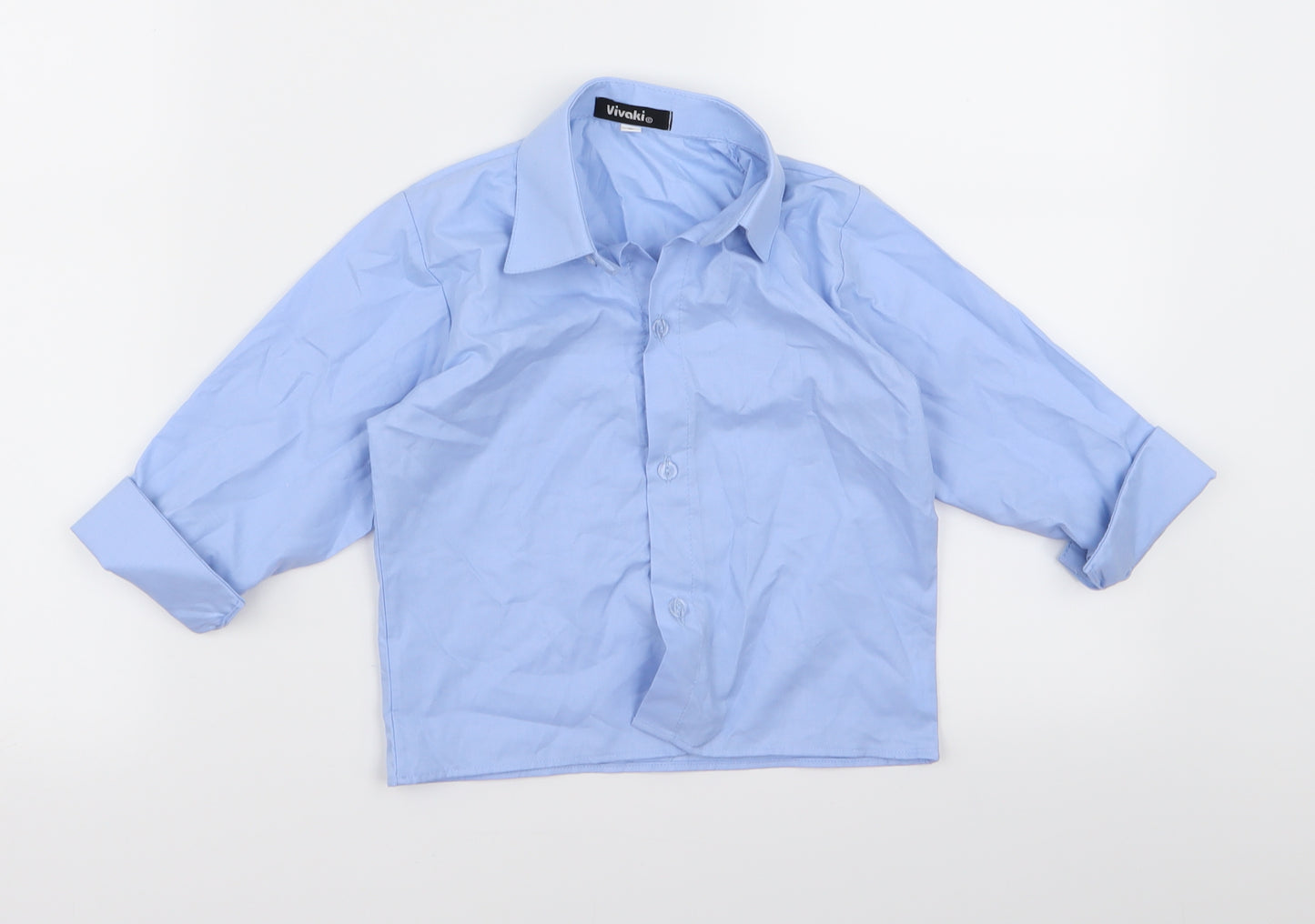 VivaKi Boys Blue   Basic Button-Up Size 3 Years
