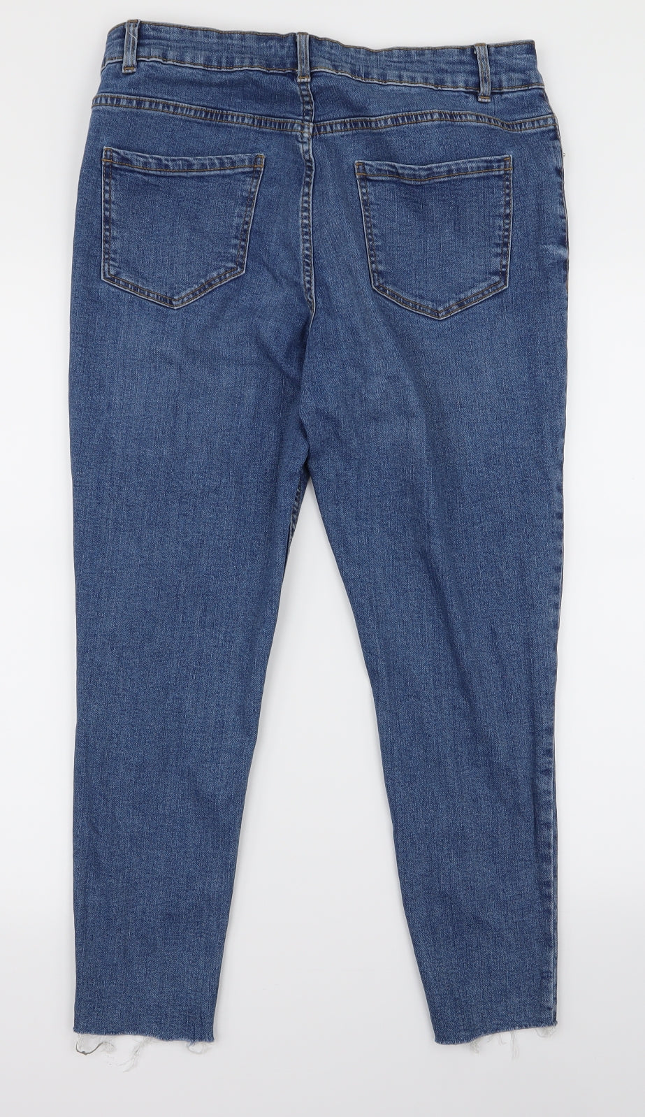 New Look Womens Blue   Skinny Jeans Size 14 L23 in