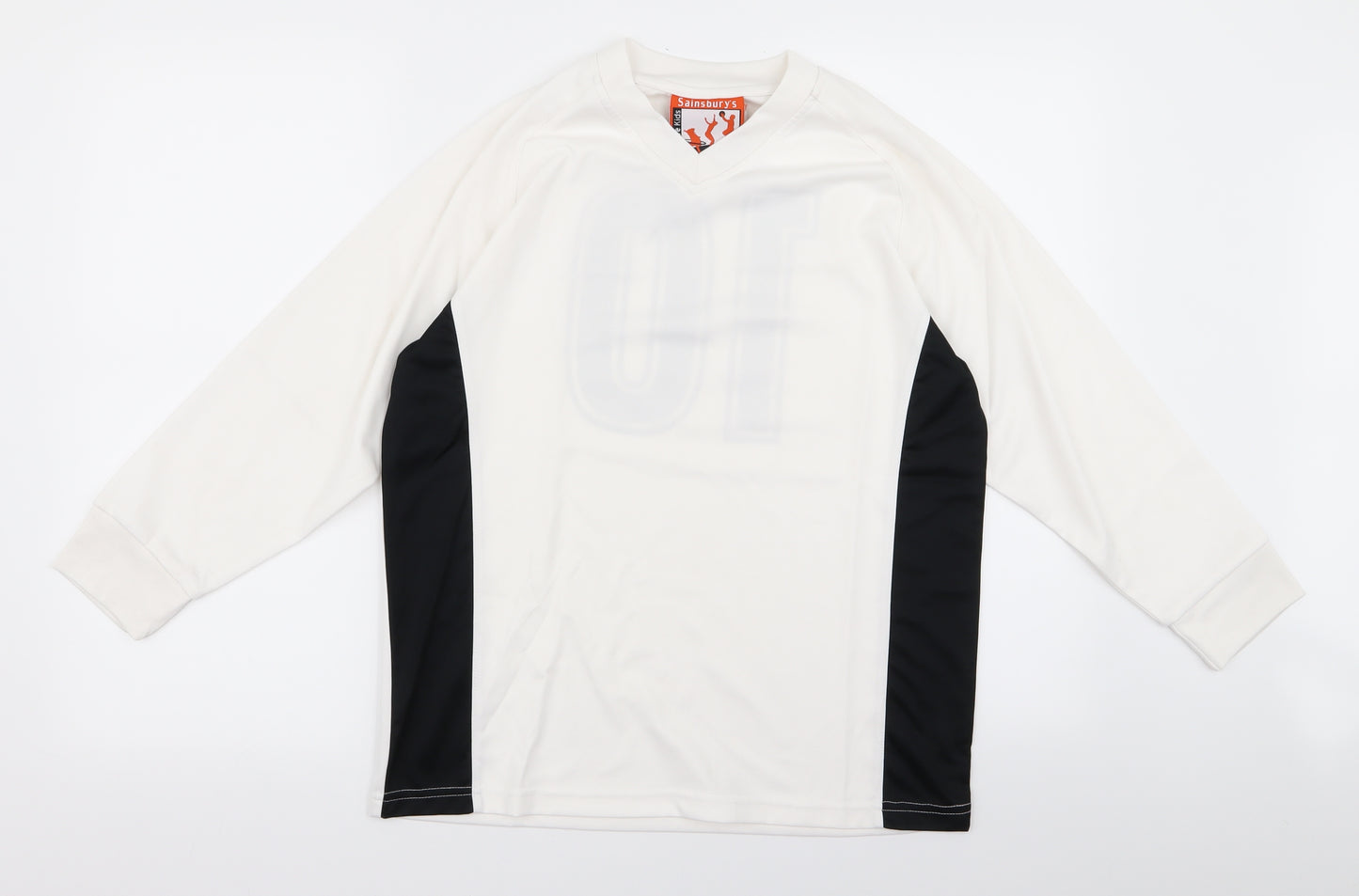 Preworn Boys White   Basic T-Shirt Size M