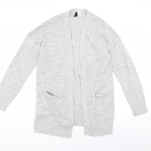 Divided Womens Grey   Cardigan Jumper Size M