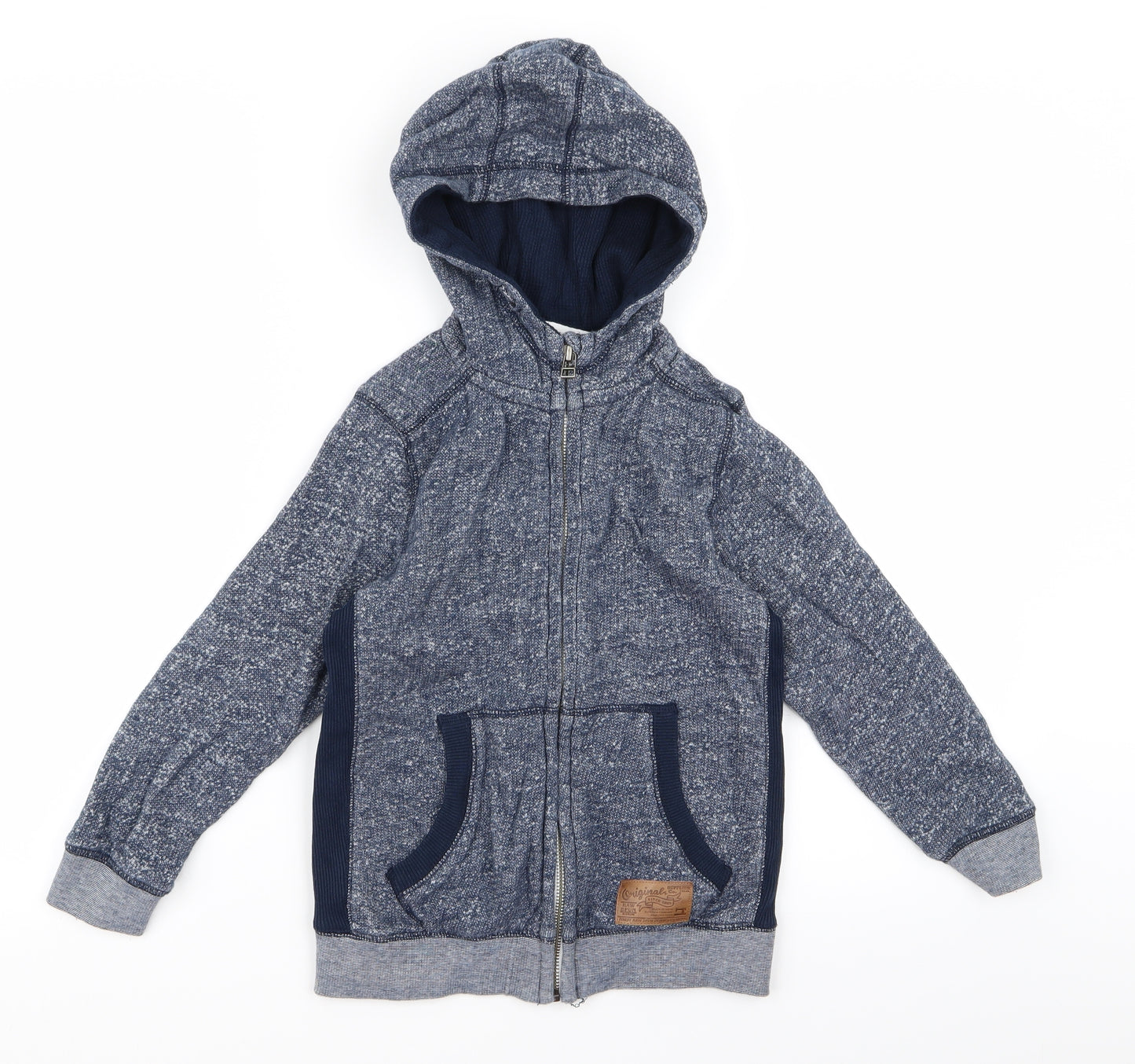 George Boys Blue   Full Zip Hoodie Size 6 Years