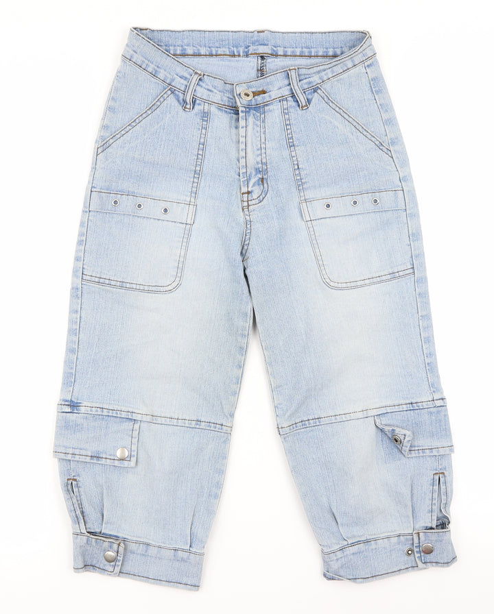 Preworn Mens Blue   Capri Jeans Size 24