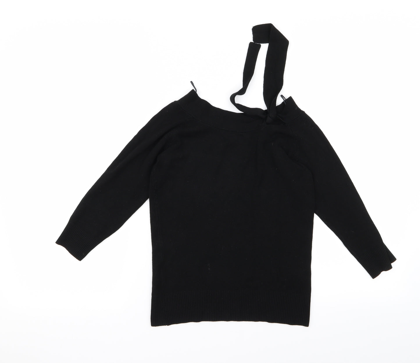 selet Womens Black   Basic T-Shirt Size 10  - v