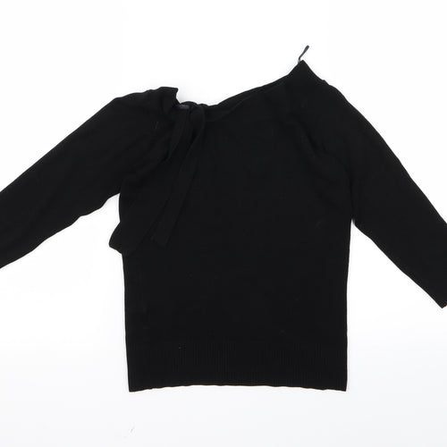selet Womens Black   Basic T-Shirt Size 10  - v