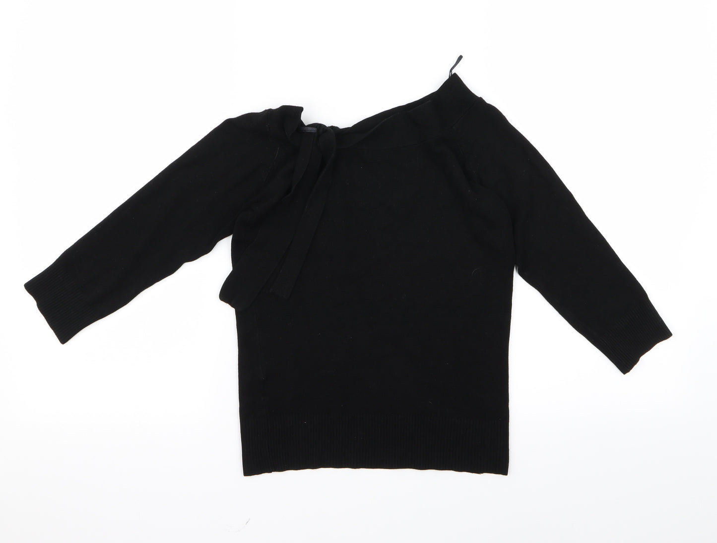 selet Womens Black   Basic T-Shirt Size 10  - v