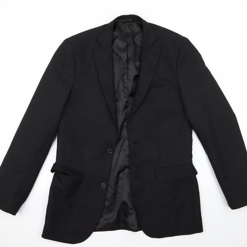 Primark Mens Black   Jacket Blazer Size 34
