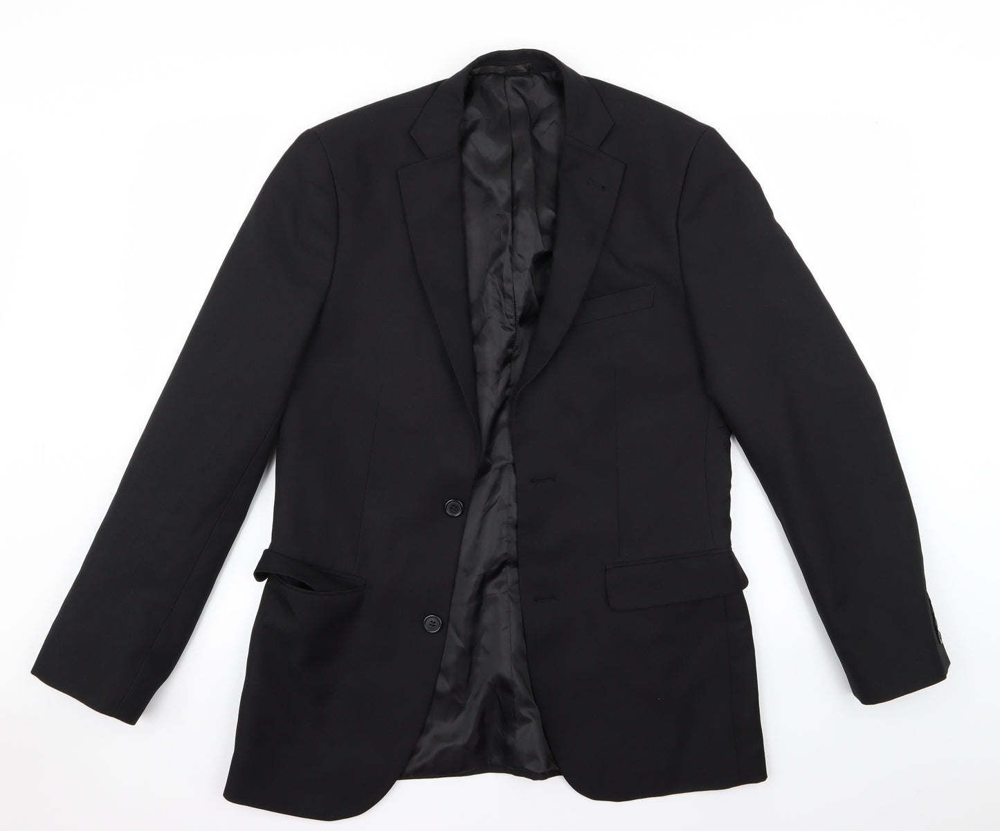 Primark Mens Black   Jacket Blazer Size 34