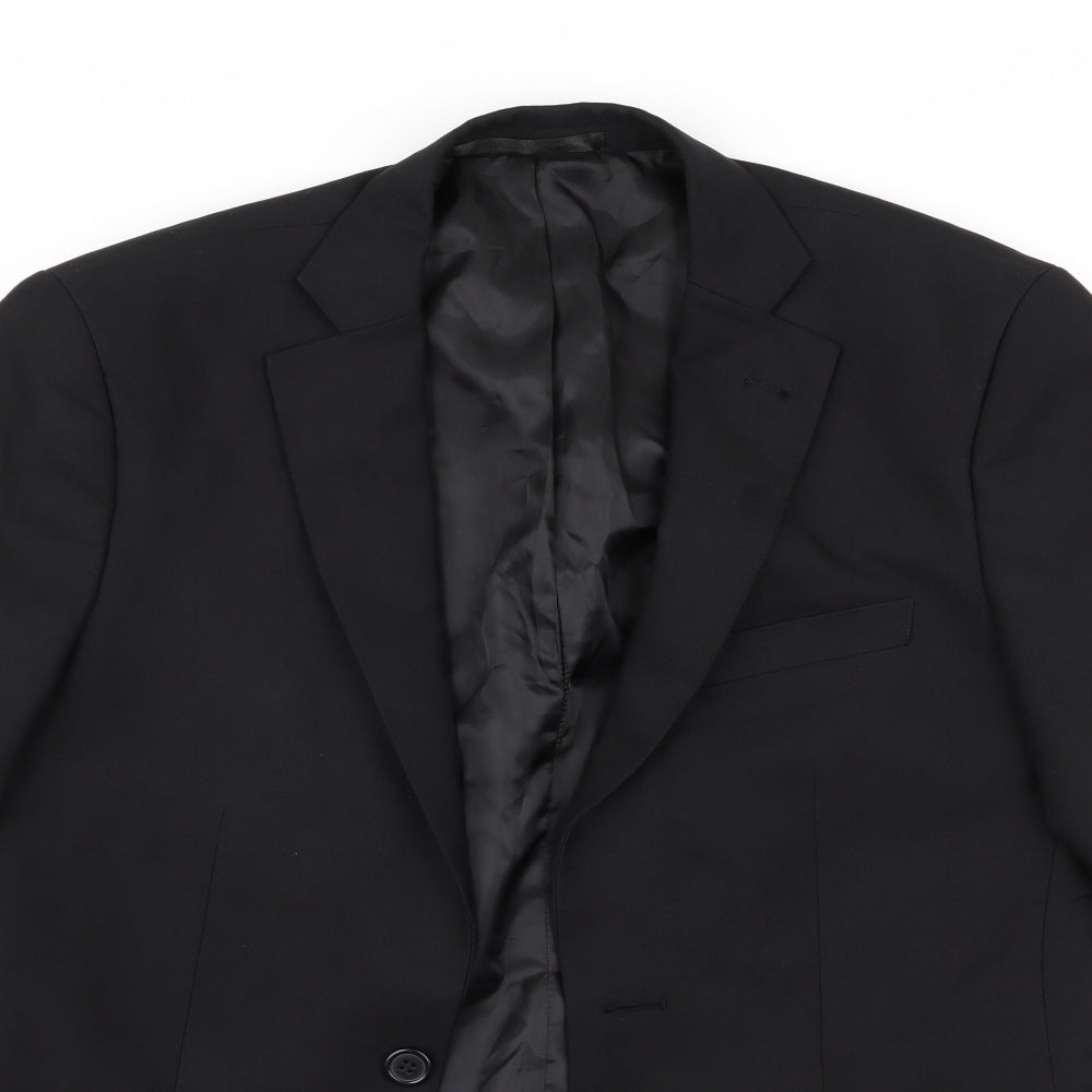 Primark Mens Black   Jacket Blazer Size 34