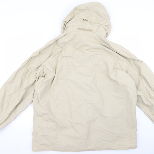 Storm Mens Beige   Windbreaker Coat Size 2XL