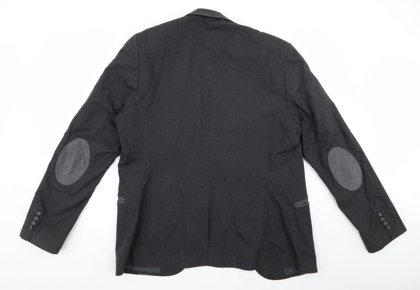 H&M Womens Grey   Trench Coat Coat Size 34