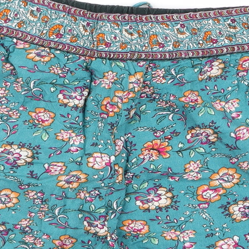 Primark Womens Blue   Hot Pants Shorts Size 12