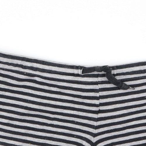 Preworn Womens Beige Striped  Hot Pants Shorts Size 12