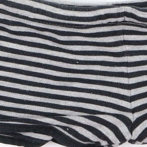Preworn Womens Beige Striped  Hot Pants Shorts Size 12