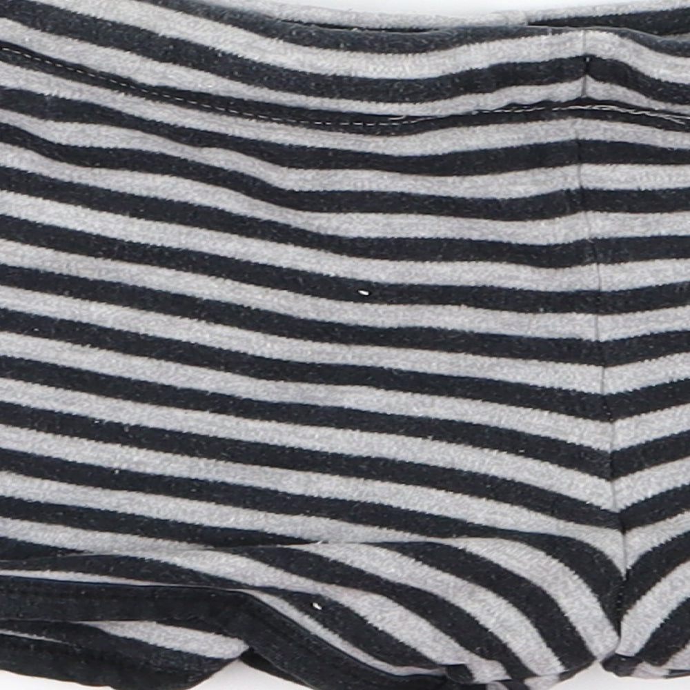 Preworn Womens Beige Striped  Hot Pants Shorts Size 12