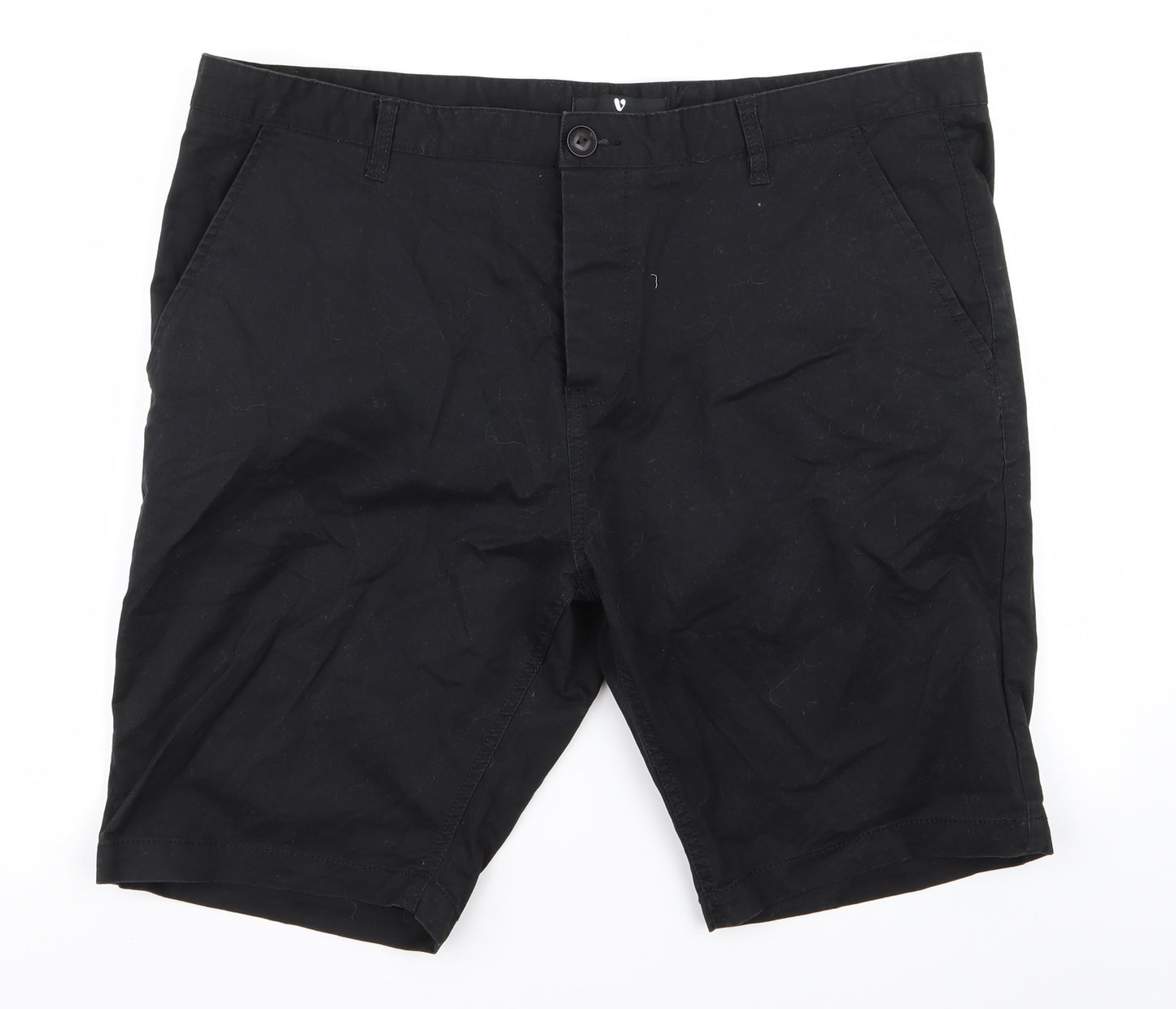 Very Mens Black   Cargo Shorts Size 40