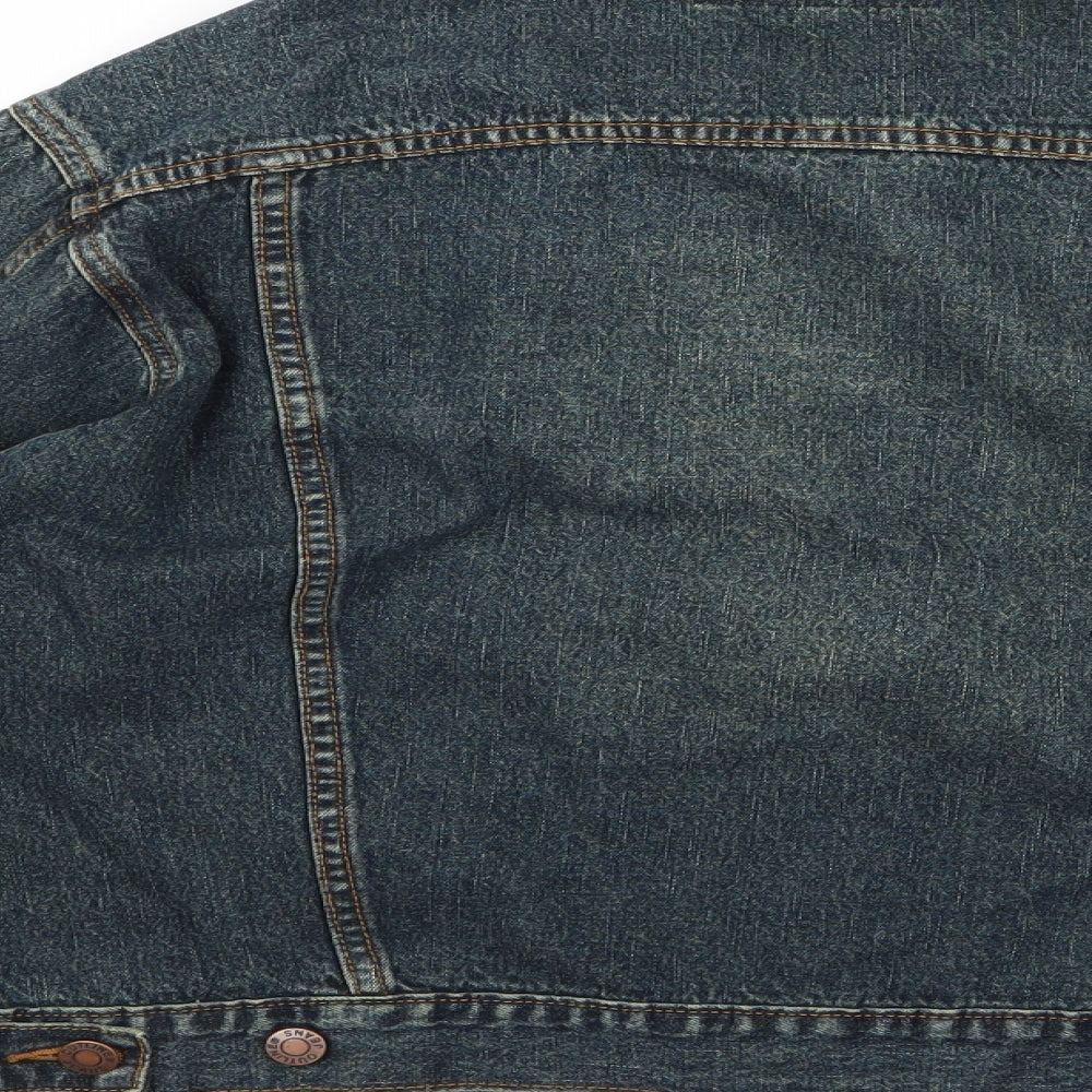 outline Womens Blue   Biker Jacket Size 16