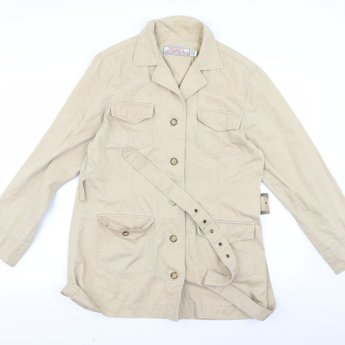 New Look Womens Beige   Trench Coat Coat Size M