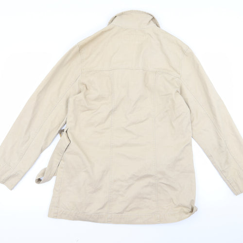 New Look Womens Beige   Trench Coat Coat Size M
