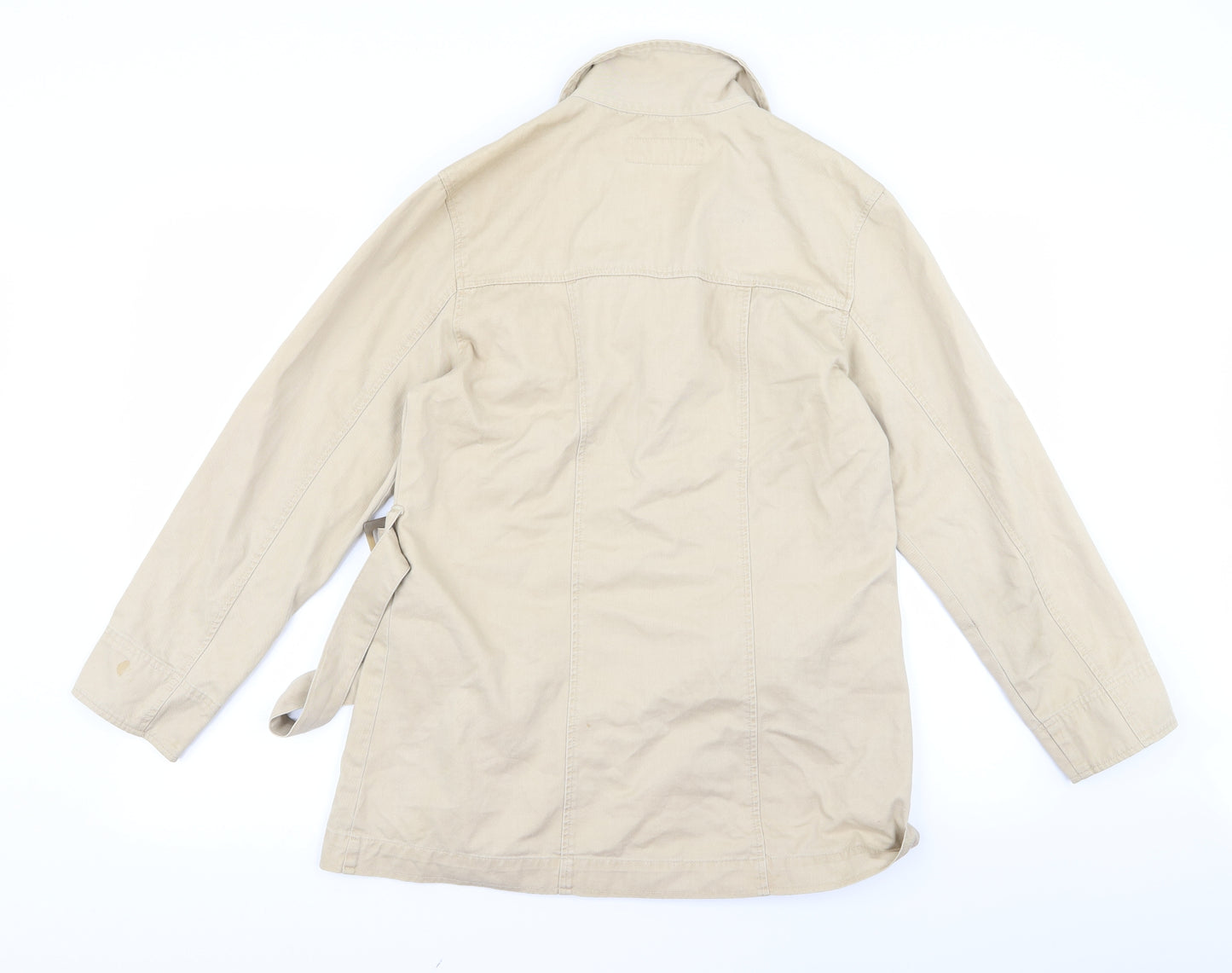 New Look Womens Beige   Trench Coat Coat Size M