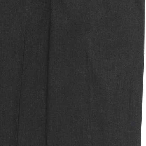 George Mens Black   Trousers  Size 16 L24 in