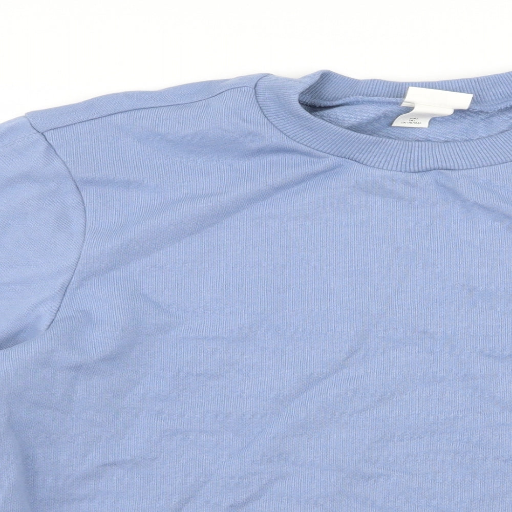 H&M Mens Blue   Pullover Jumper Size L