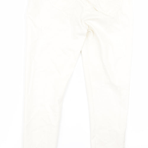 Dorothy Perkins Womens White   Trousers  Size 8 L21 in
