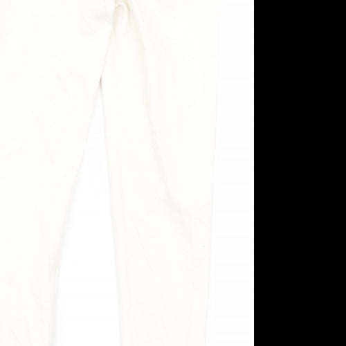 Dorothy Perkins Womens White   Trousers  Size 8 L21 in