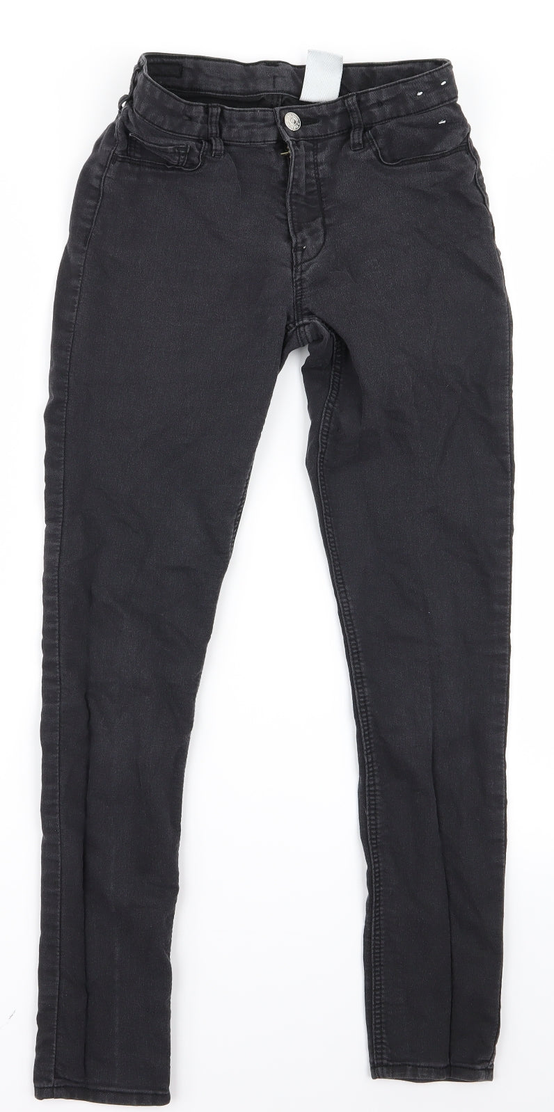 Preworn Womens Black   Skinny Jeans Size 12 L27 in