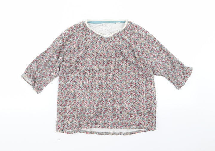 NEXT Girls Green Fair Isle  Top Pyjama Top Size 9 Years
