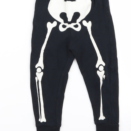 George Boys Black   Jogger Trousers Size 2 Years
