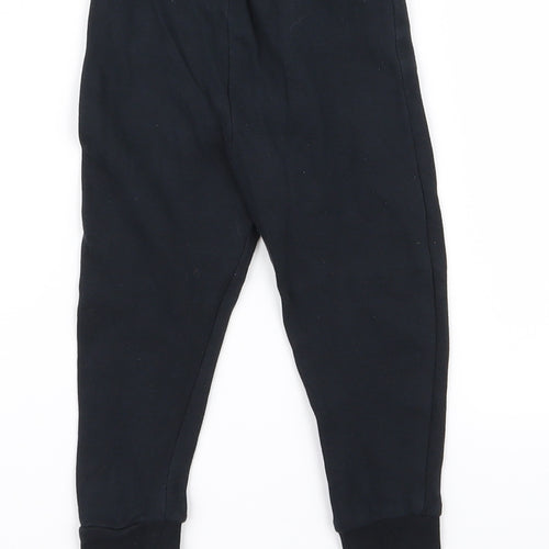 George Boys Black   Jogger Trousers Size 2 Years