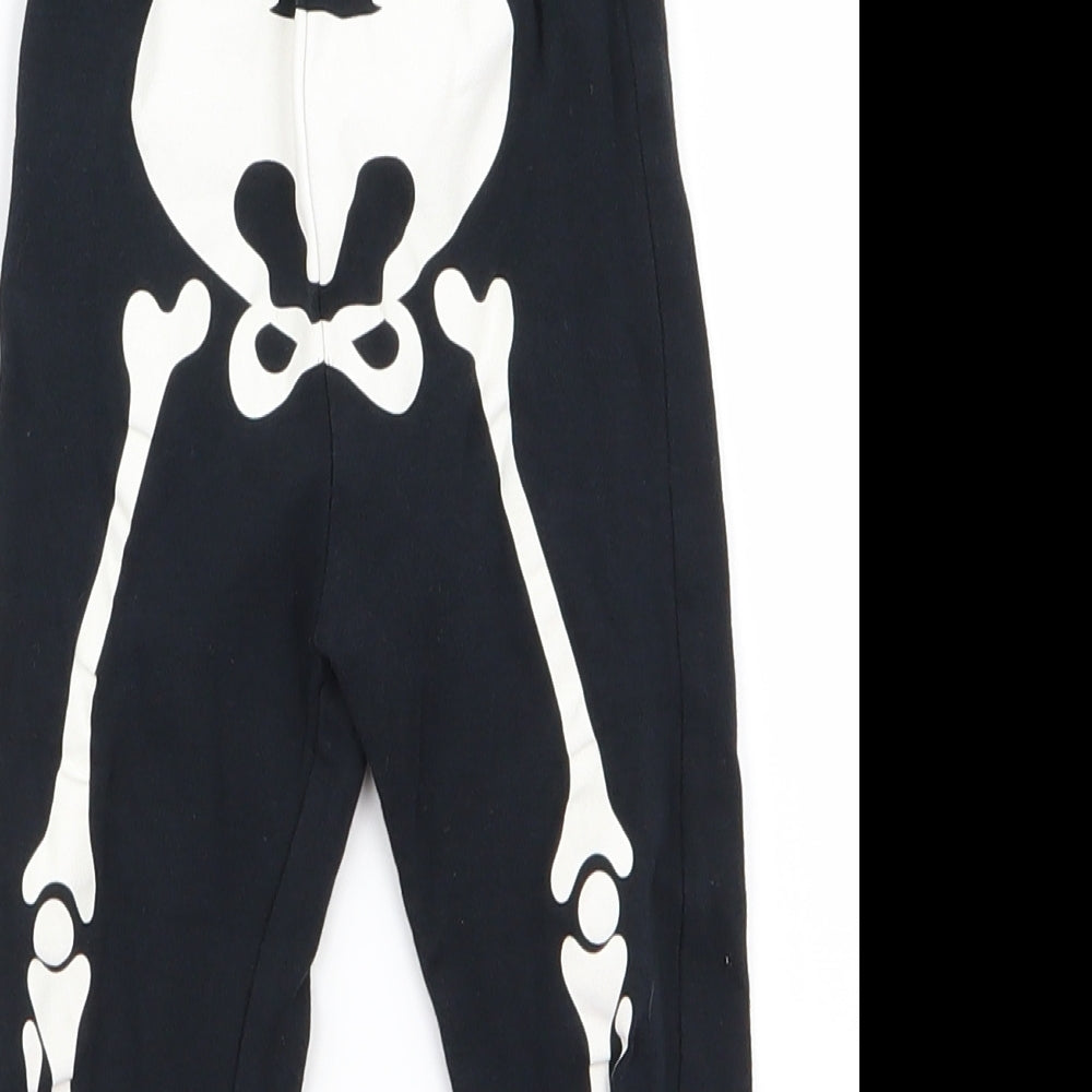 George Boys Black   Jogger Trousers Size 2 Years
