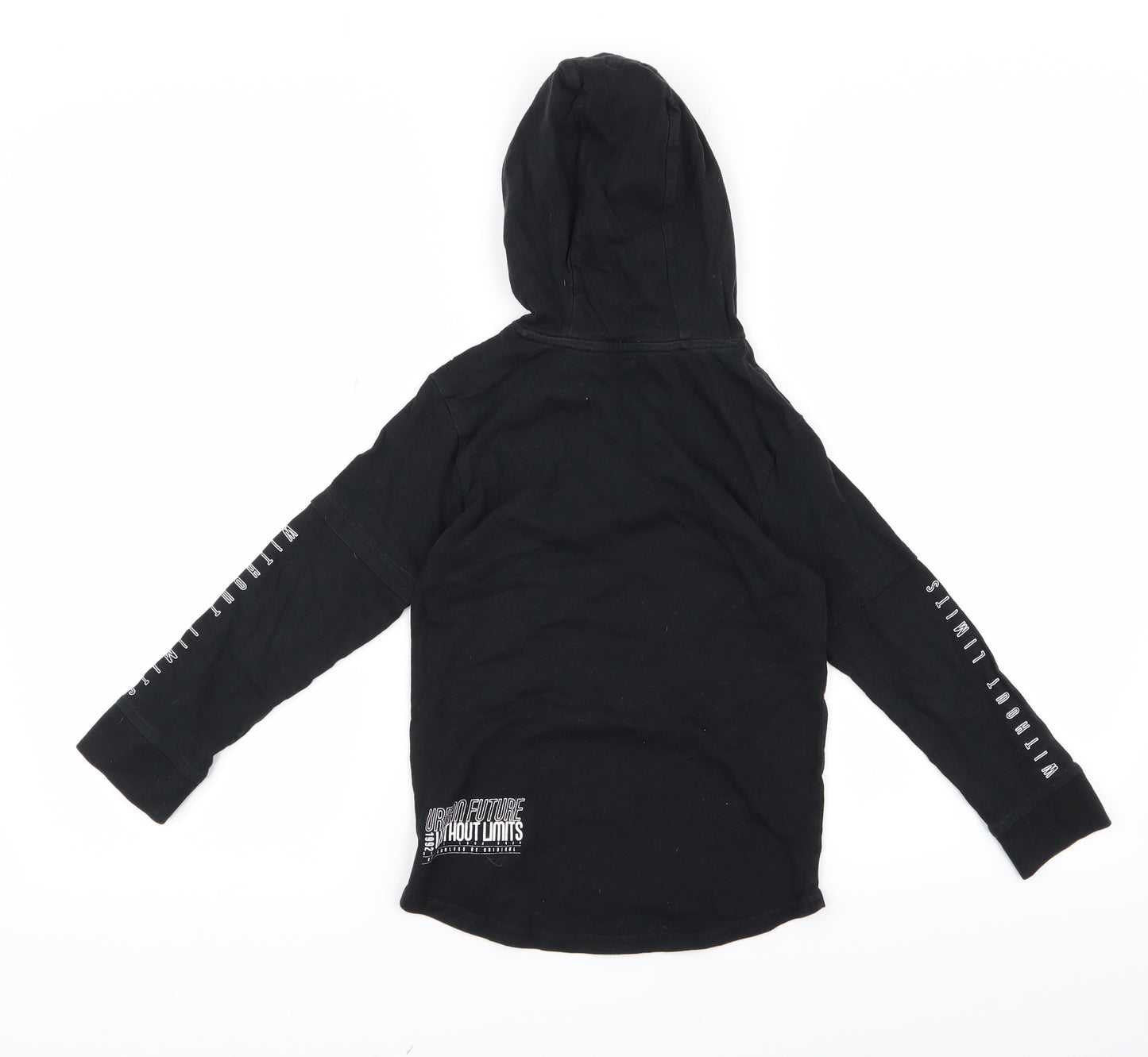 George Girls Black   Pullover Hoodie Size 6 Years