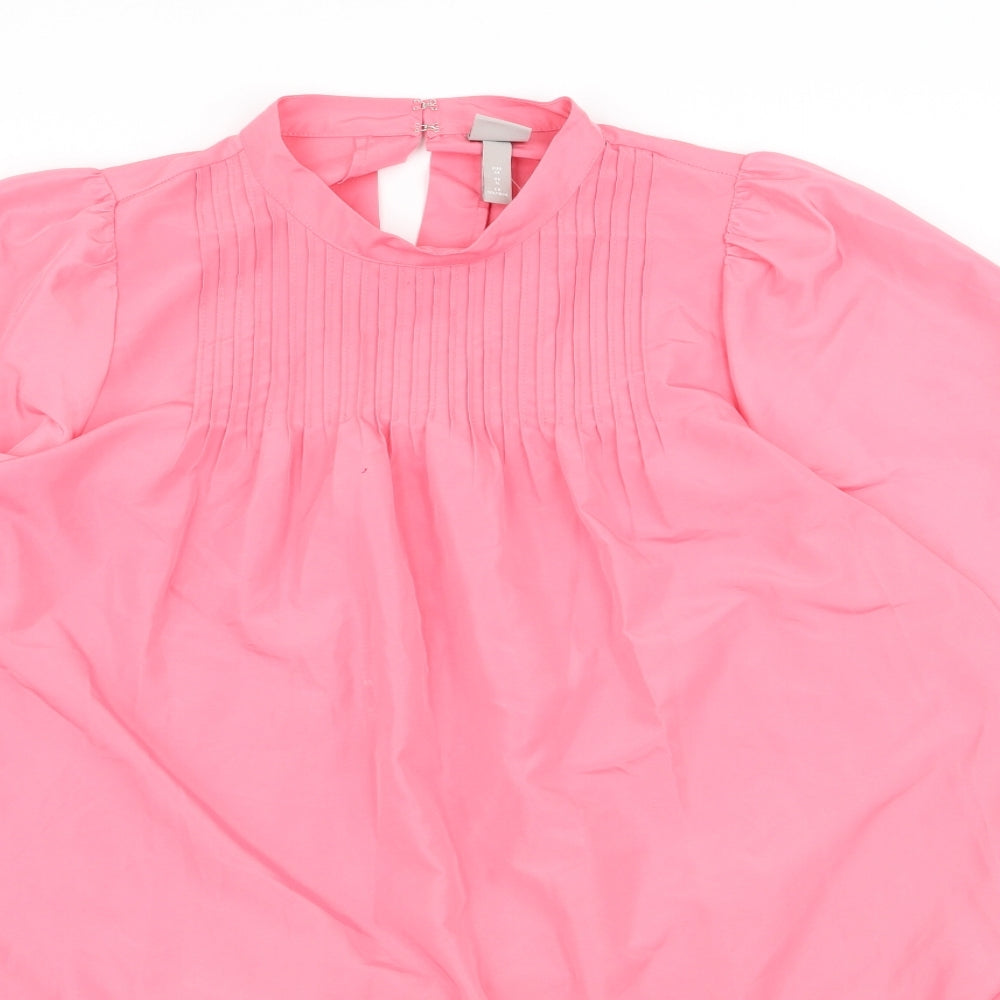 H&M Womens Pink   Fit & Flare  Size 12