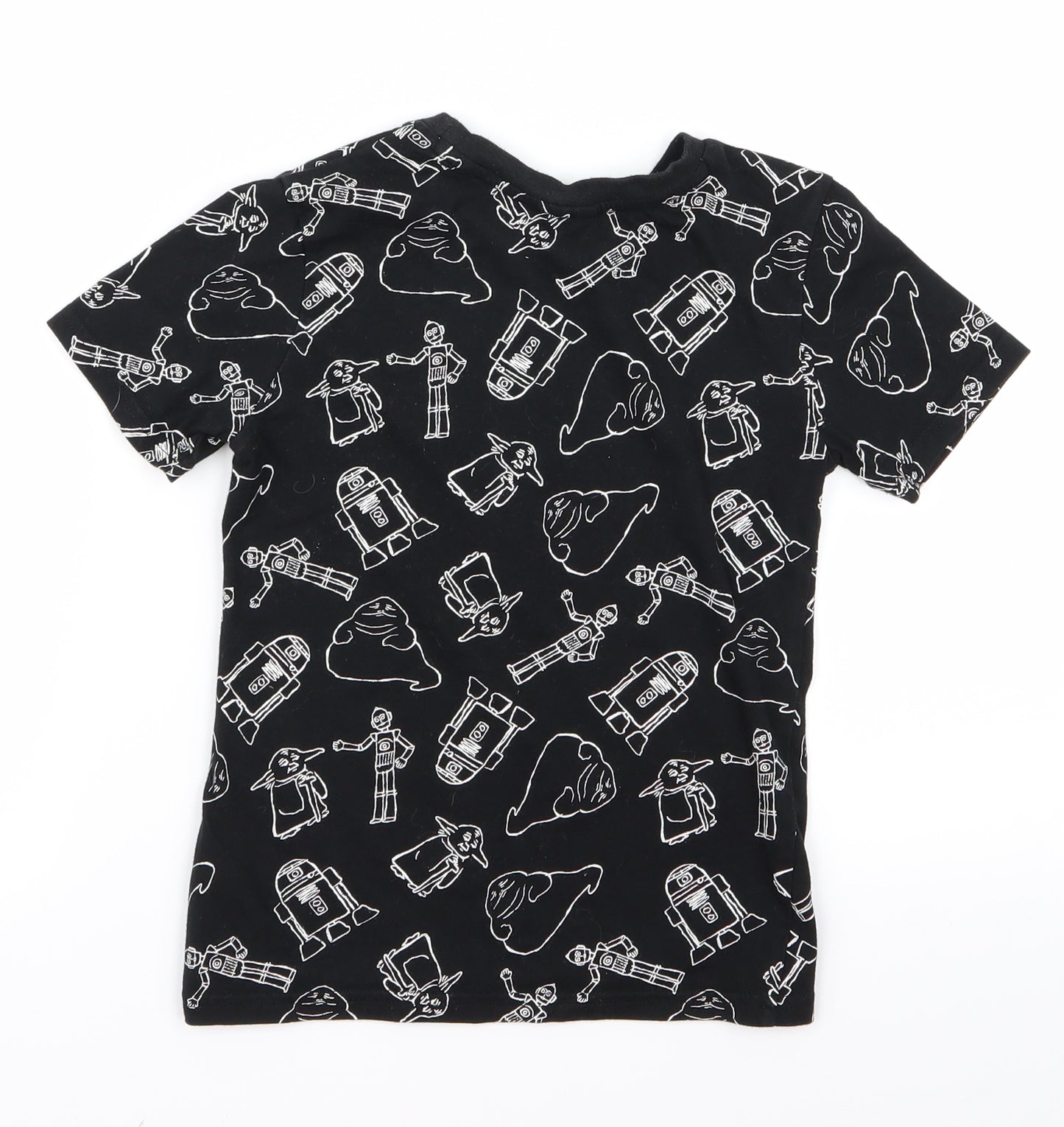 George Boys Black   Basic T-Shirt Size 6 Years  - star wars