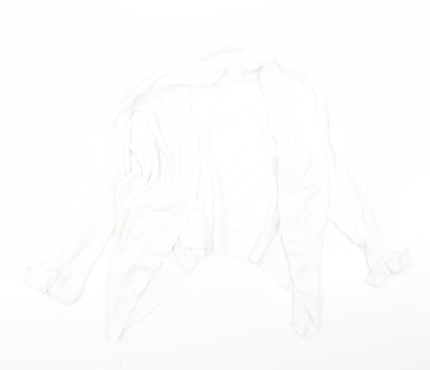 H&M Womens White   Cardigan Jumper Size 12